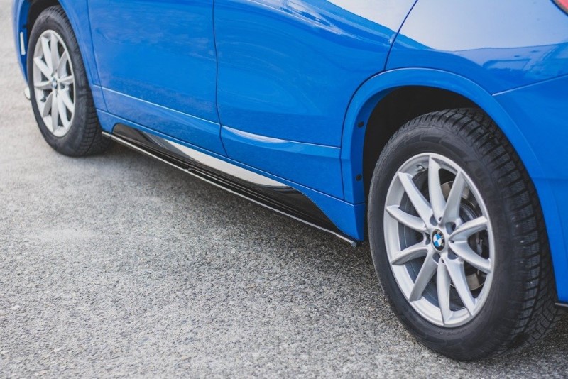 Zijskirts Diffusers BMW X2 F39 M-Pack Glanzend Zwart