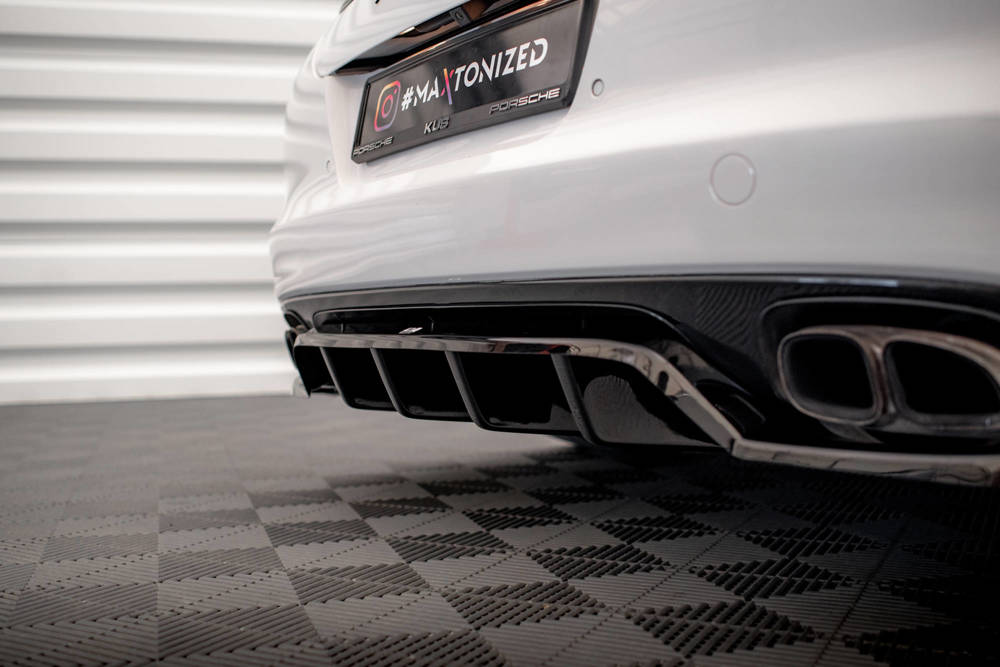 Diffuser Porsche Panamera Turbo 970 Maxton Glans Zwart
