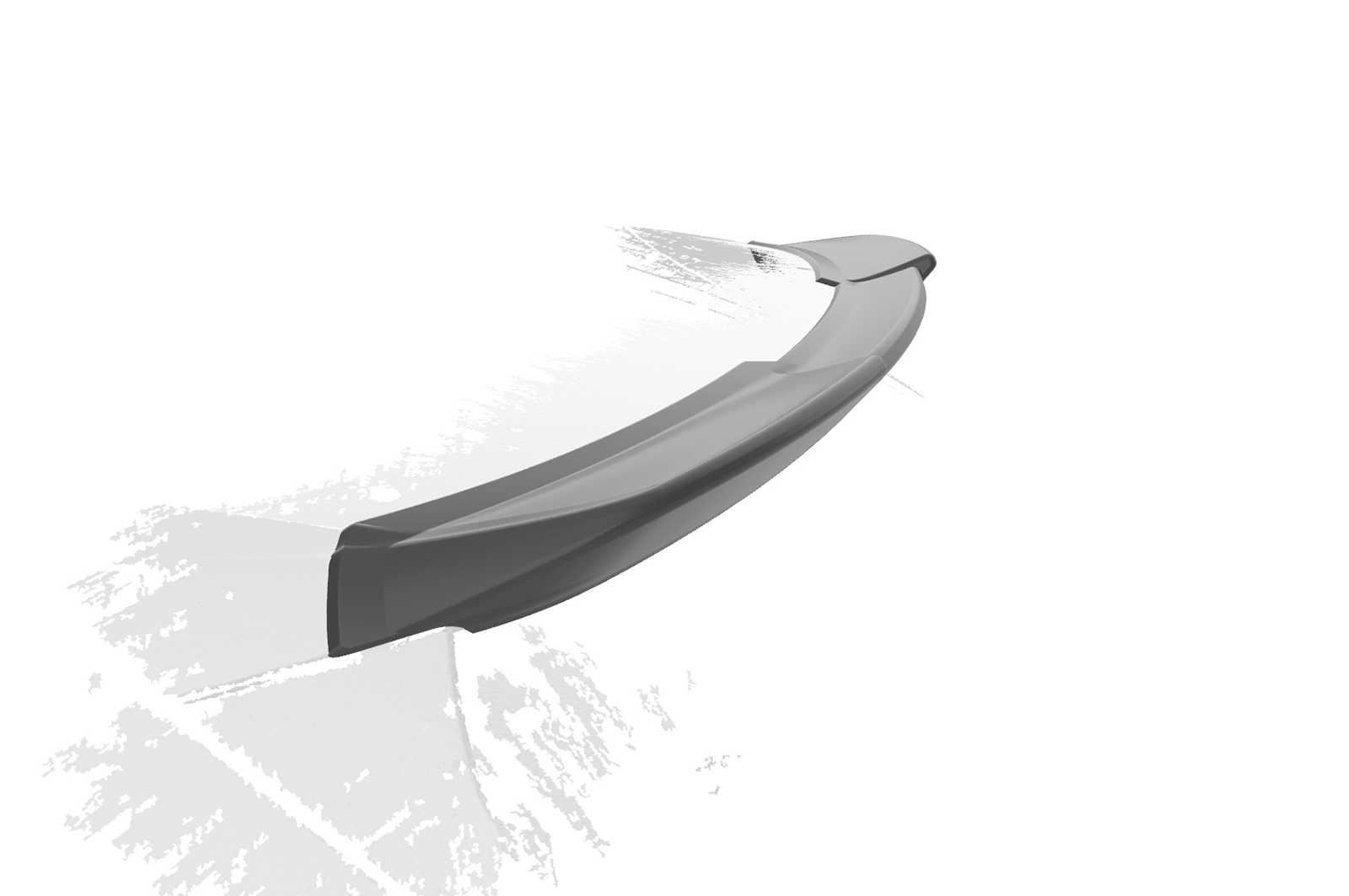 Spoiler Audi Q3 S-Line F3 CSR Glans Zwart