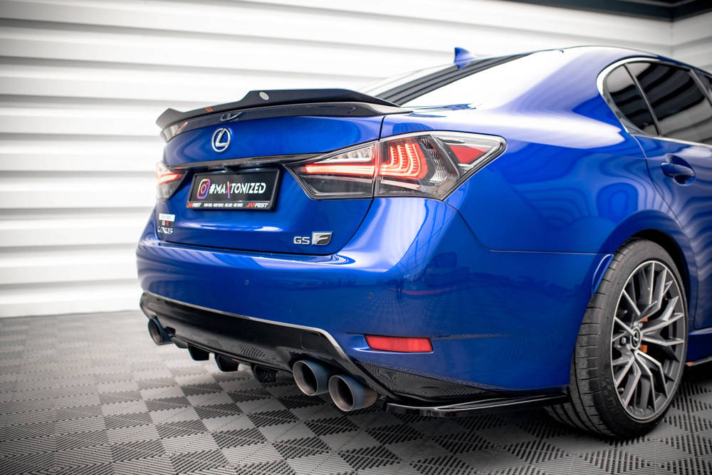 Diffuser Lexus GS F Mk4 FL Maxton Glans Zwart