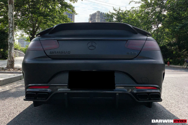 Mercedes Benz C217 S63/S65 AMG Coupe Carbon Fiber Diffuser 2014-2021