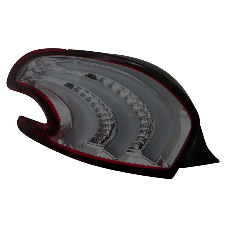 Set LED Achterlichten  Peugeot 208 2012-2015 excl. CC/SW - Rood/Rookgrijs