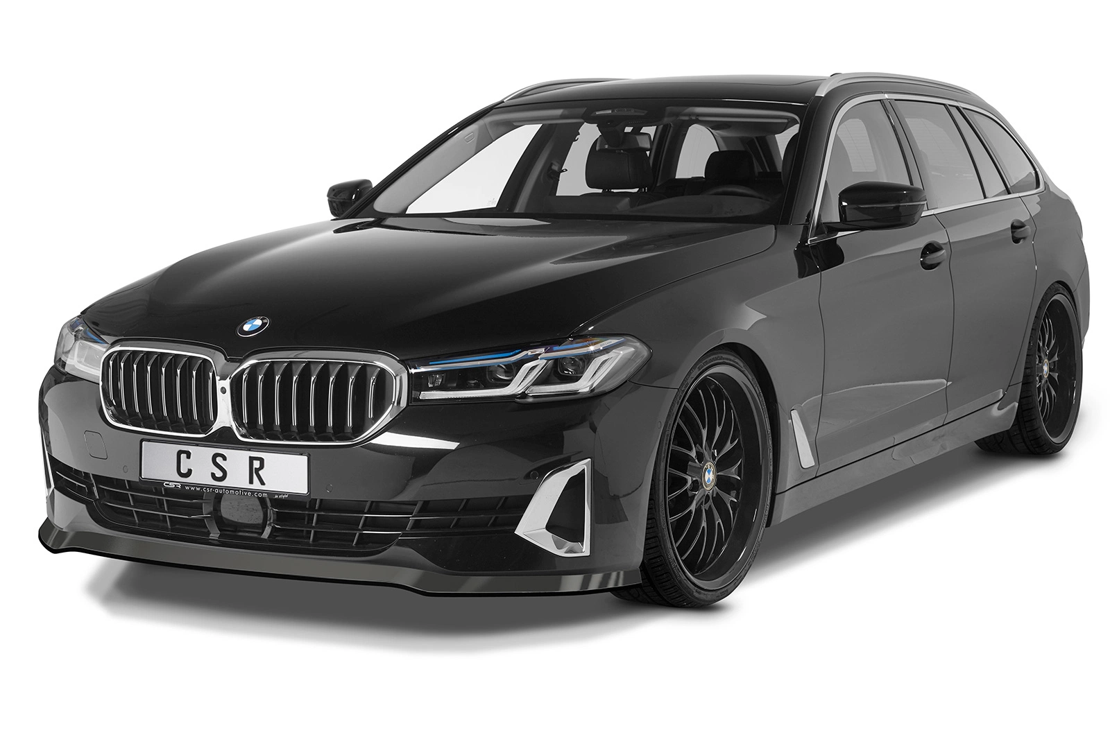 Voorspoiler BMW 5er (G30/G31) LCI Glans Zwart – CSR Automotive