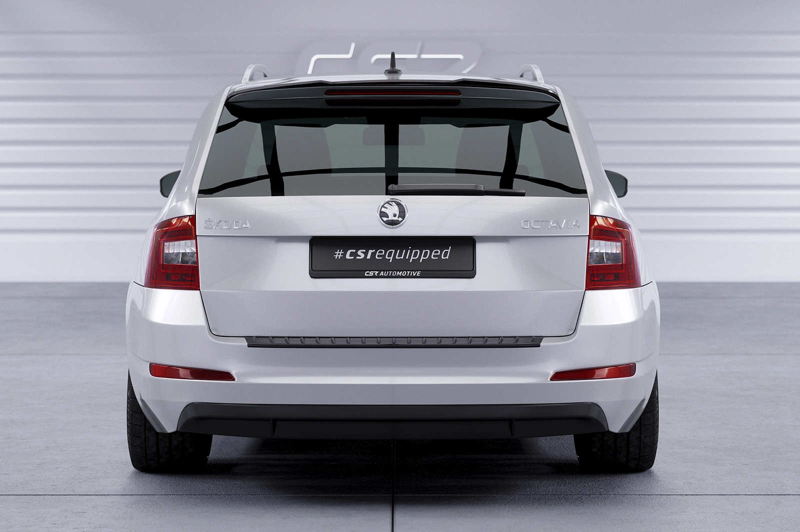 Achterspoiler Skoda Octavia III (Typ 5E) Combi 2012–2020 – CSR Automotive – Glans Zwart