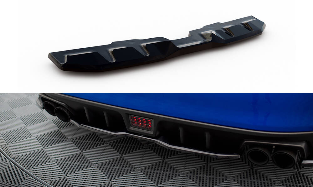 Diffuser Subaru Impreza WRX STI GK Maxton Glans Zwart