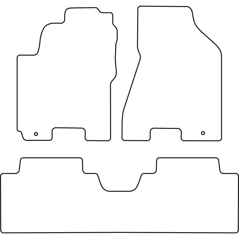 Automatten Velours  Kia Sportage 2004-2010 (3-delig)