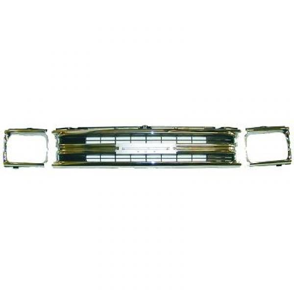 Radiator Grill HILUX 91-97 Chroom/ZWART