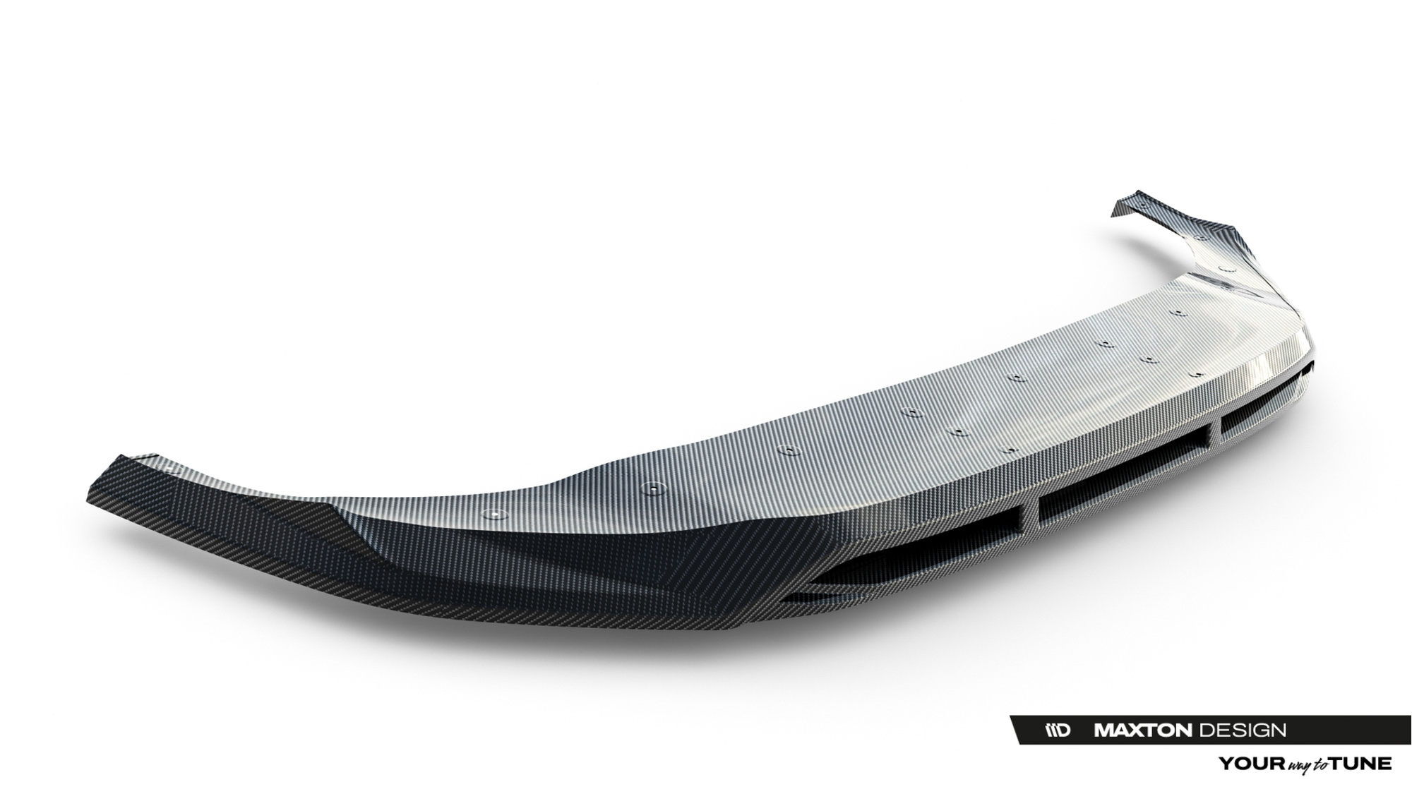 Prepreg Carbon Fiber Voorspoiler Audi SQ8 / Q8 S-Line Mk1 – Maxton Design