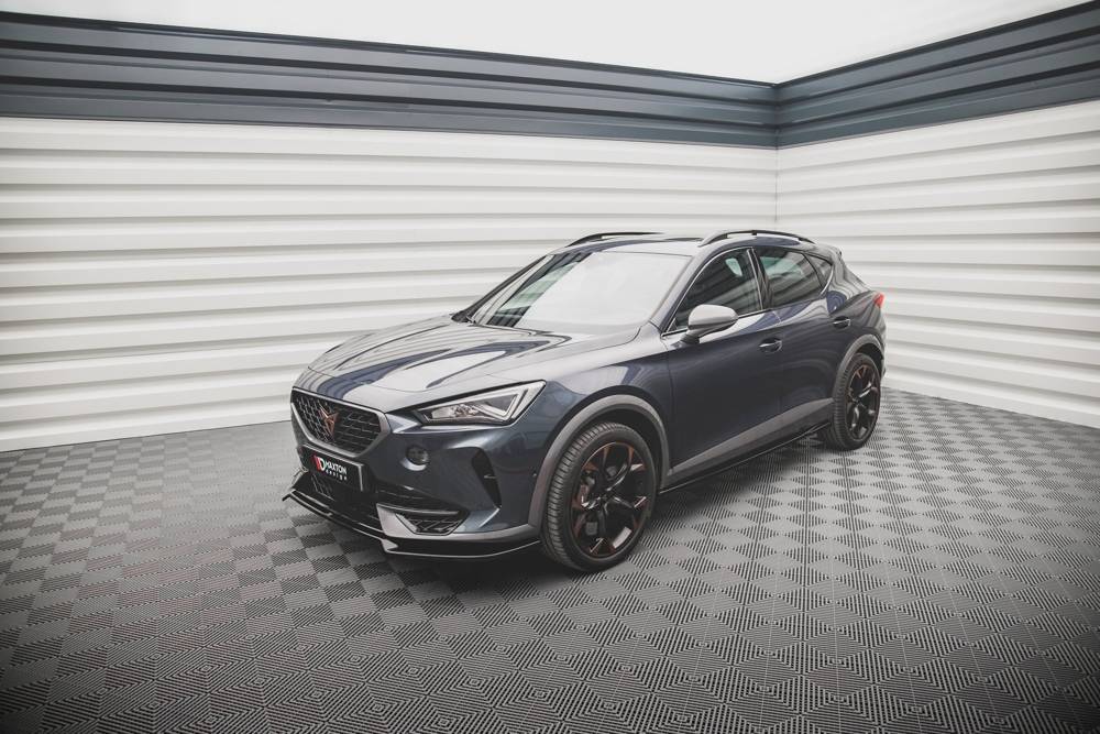 Voorspoiler V.3 Cupra Formentor Maxton Glans Zwart