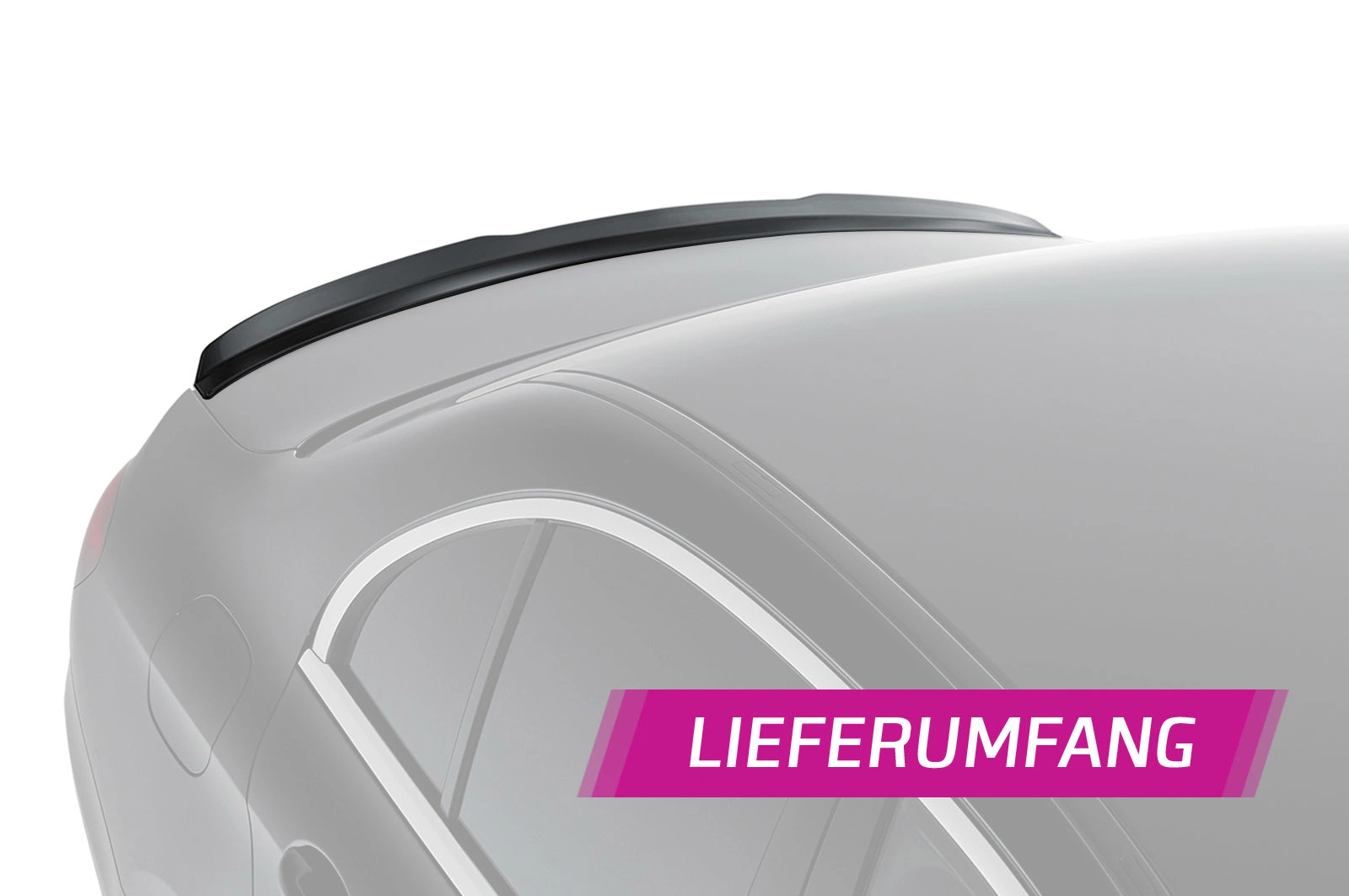 Achterspoiler Mercedes-Benz E-Klasse W213 Limousine 2016–heden – CSR Automotive – Glans Zwart