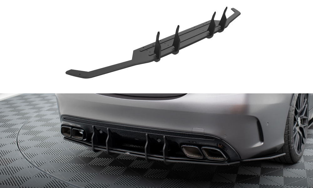 Diffuser Street Pro Mercedes AMG C63 Sedan / Estate FL Maxton