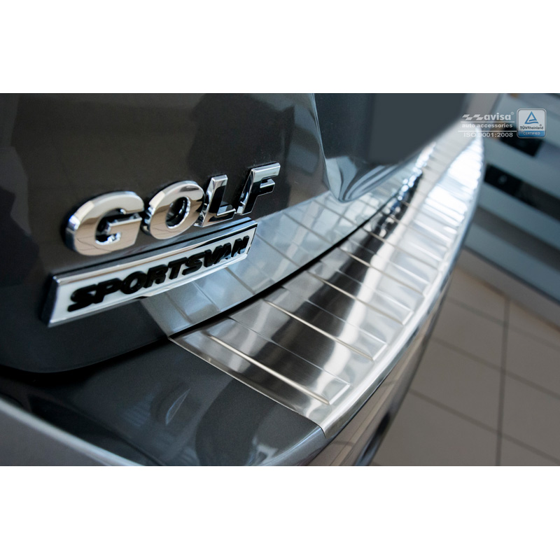 RVS Achterbumperprotector Volkswagen Golf VII Sportsvan 2014- '