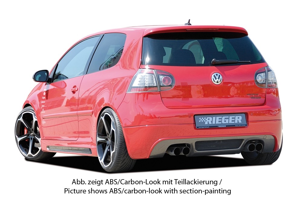 Achteraanzet Carbon VW Golf V GT/GTI Rieger