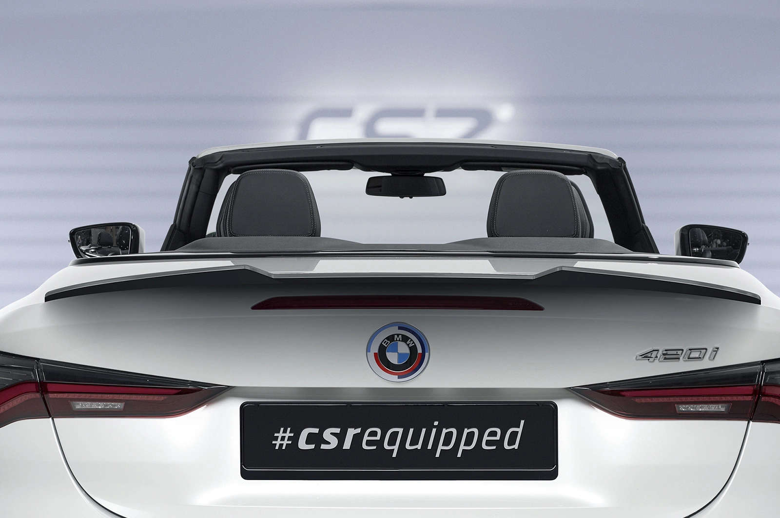 Achterspoiler BMW 4 Serie G23 Cabrio glans zwart – CSR Automotive