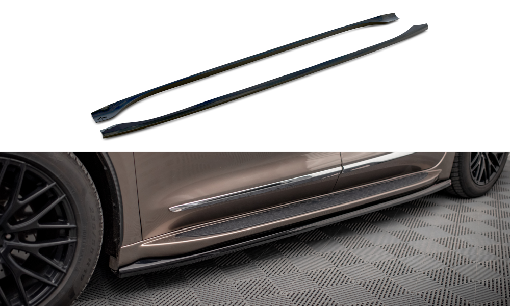 Zijskirts Chrysler Pacifica Maxton Glans Zwart