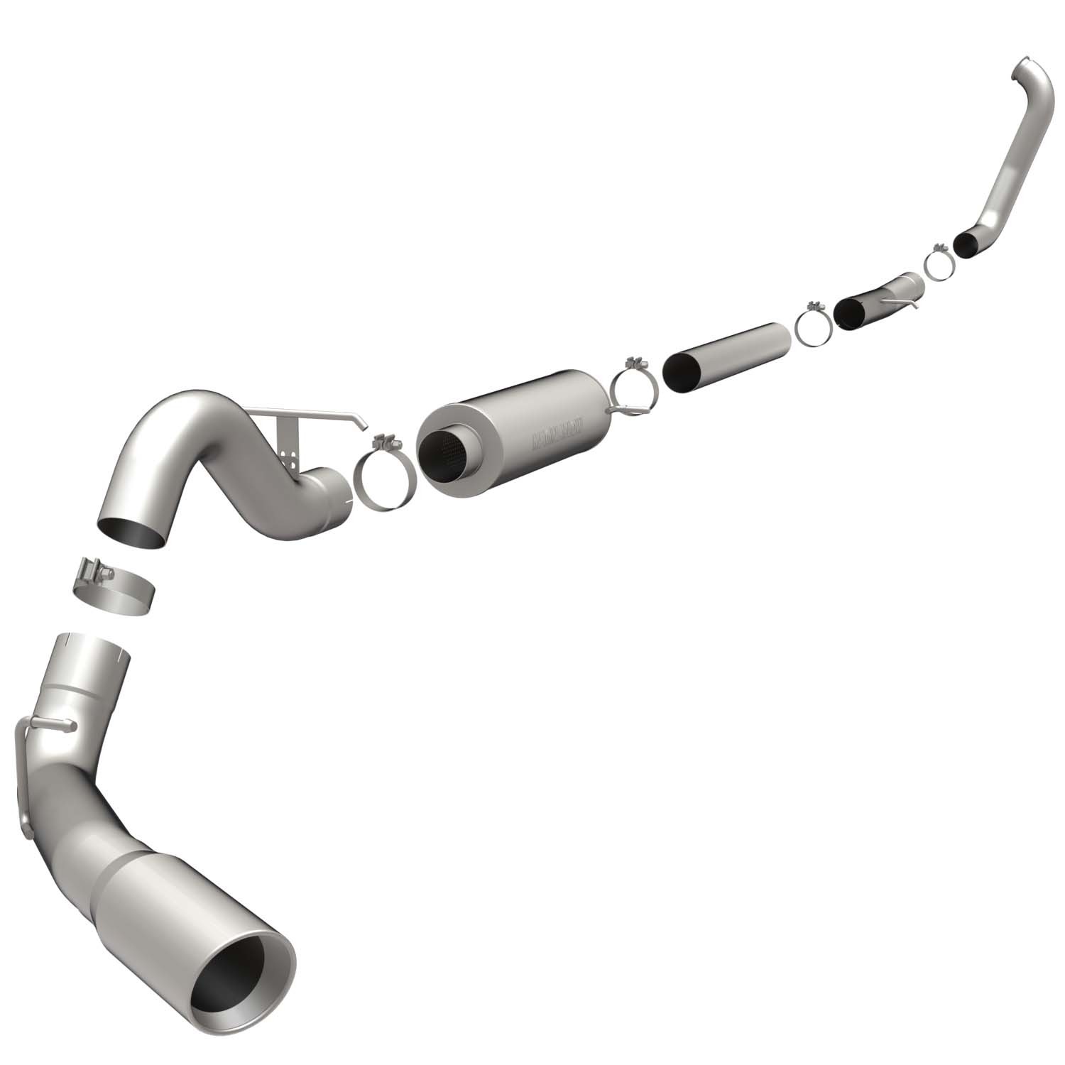 Ford SYS TB 99-03 Excursion 7.3L 4in Magnaflow Cat-Back