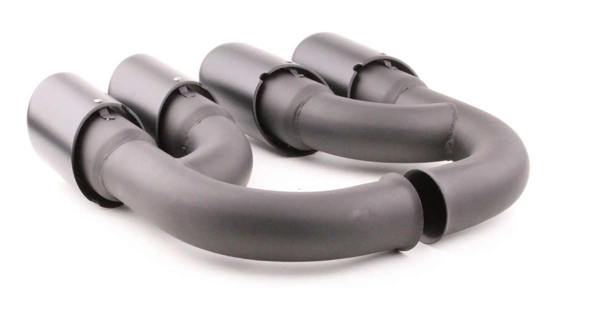 Exhaust tips Porsche Cayenne 958 92A Facelift GTS Look 14-17