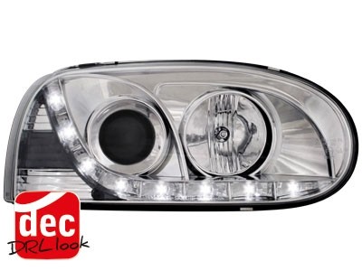 Faros VW Golf III Los ojos del Diablo Dayline cromo