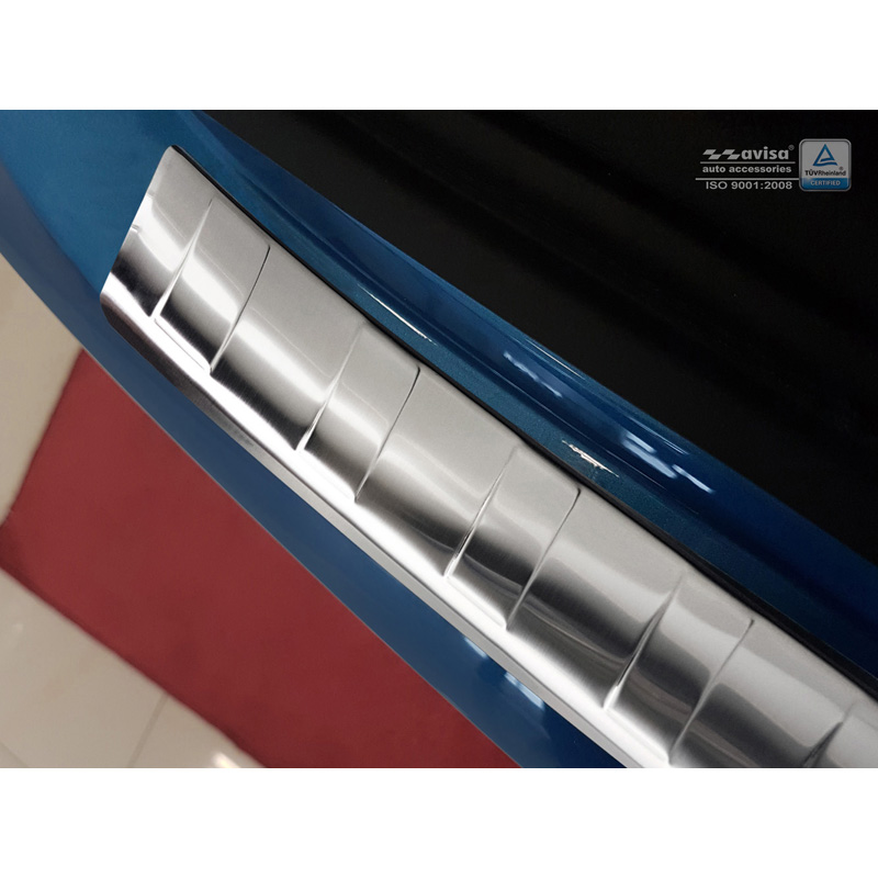 RVS Achterbumperprotector Nissan Qashqai II Facelift 2017- 'Ribs
