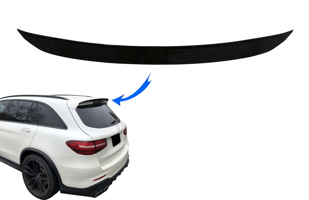 Achterklep Spoiler Mercedes GLC X253 SUV (2015-2020) Glans Zwart