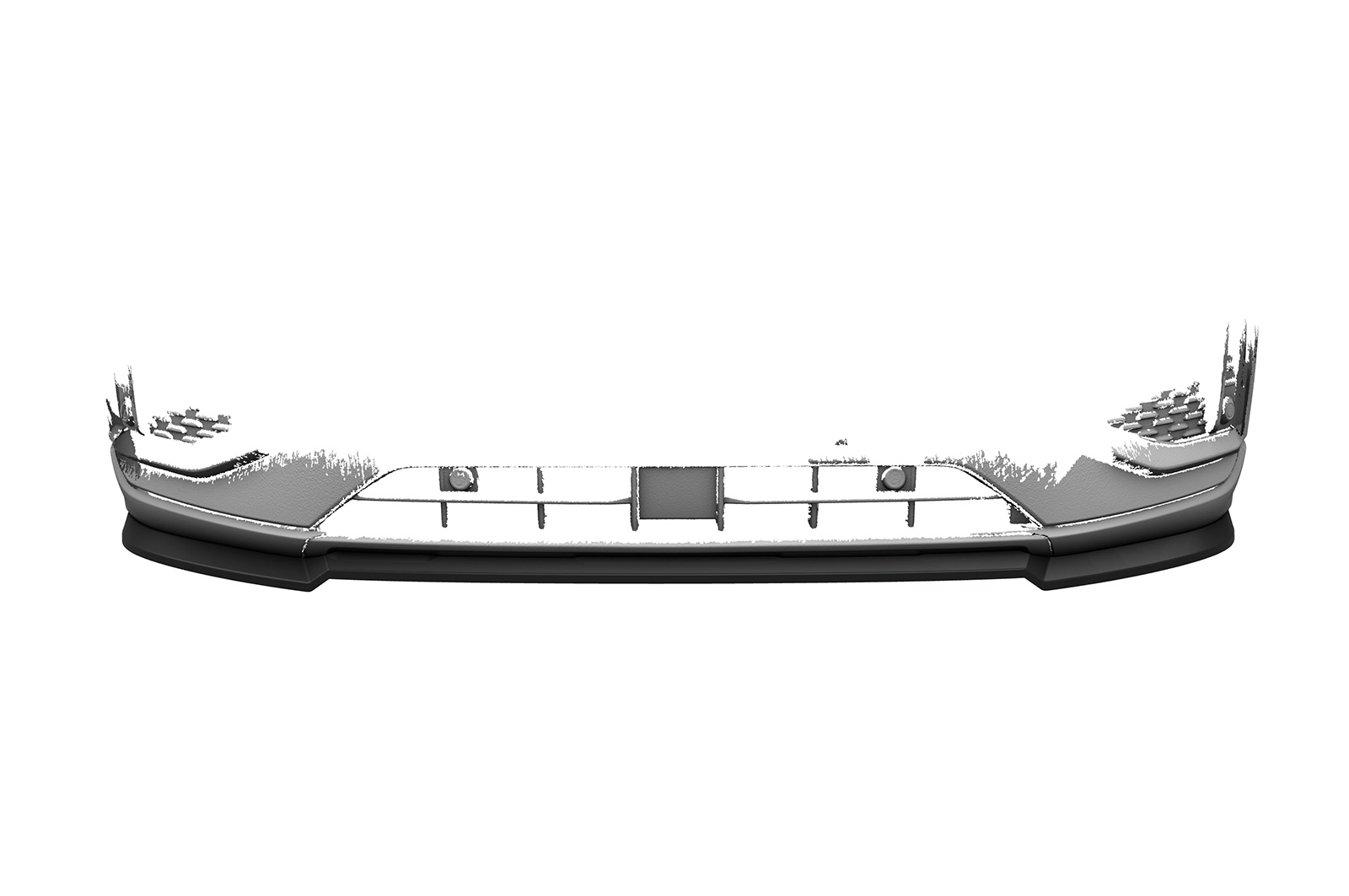 Voorspoiler Audi Q2 (GA) CSR Glans zwart