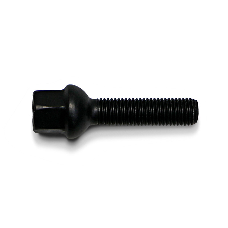 H&R Wheel bolt Round-Head R12 M12x1.50 - Length 50mm - Black