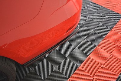 Zijdiffusers VW Golf 7.5 R Facelift Glans Zwart