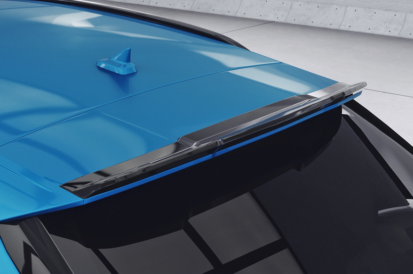Achterspoiler Audi RSQ3 (8U) glans zwart