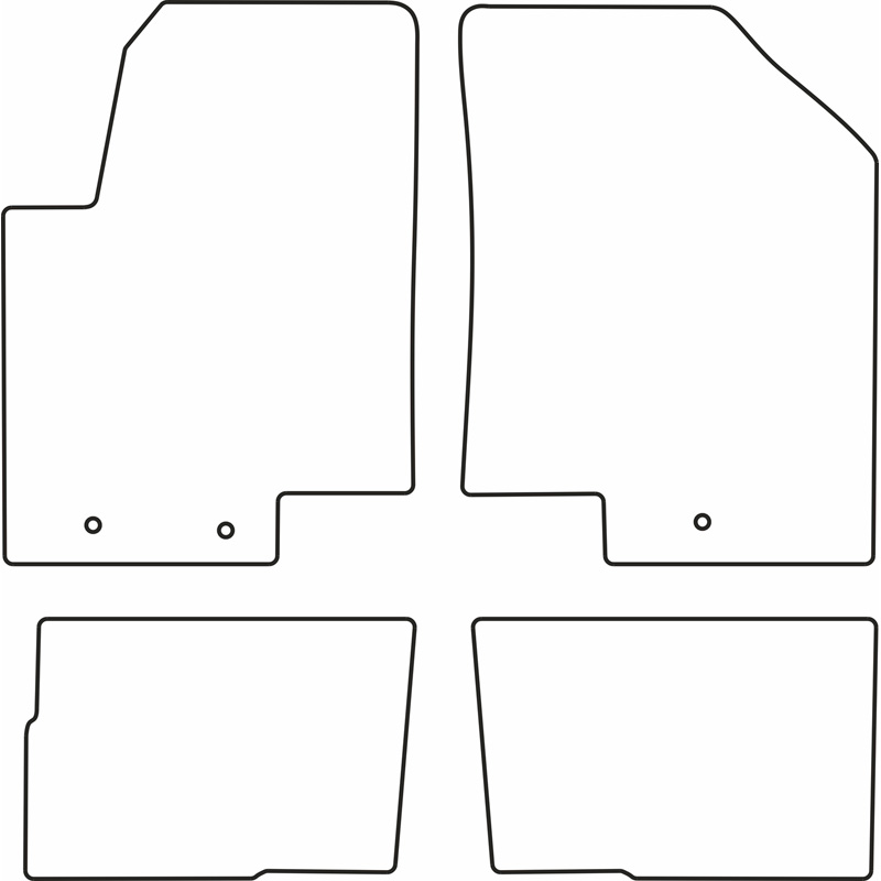 Automatten  Kia Soul 2011-2014