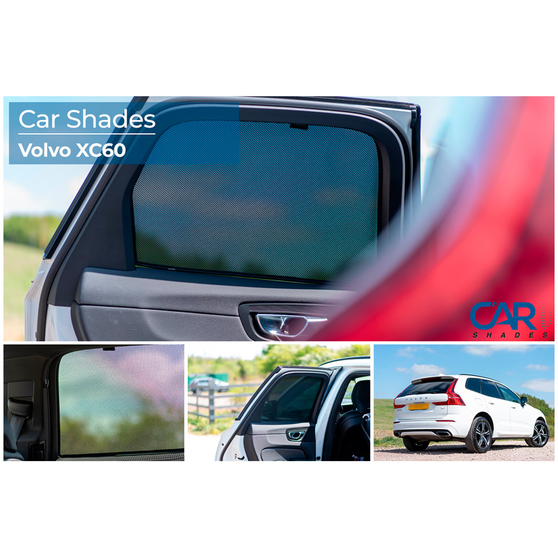 Set Car Shades (achterportieren)  Volvo XC60 2017- (2-delig)