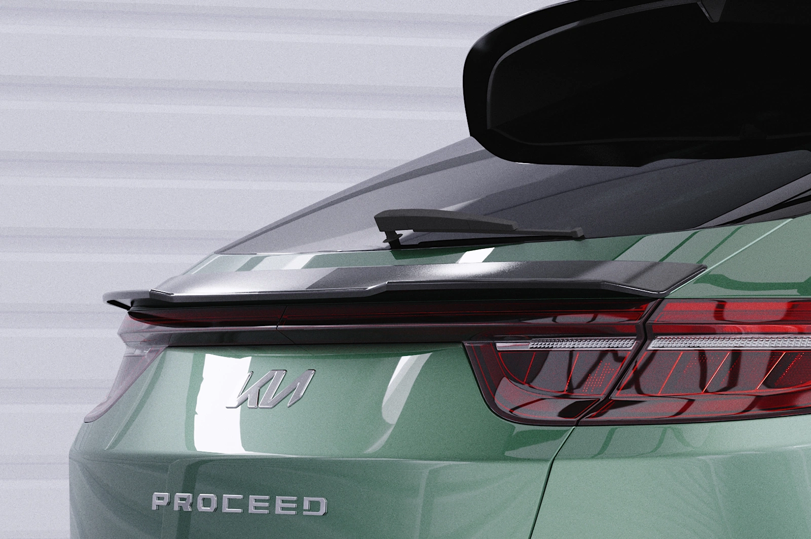 Achterspoiler Kia Pro Ceed (CD) Glans Zwart – CSR Automotive
