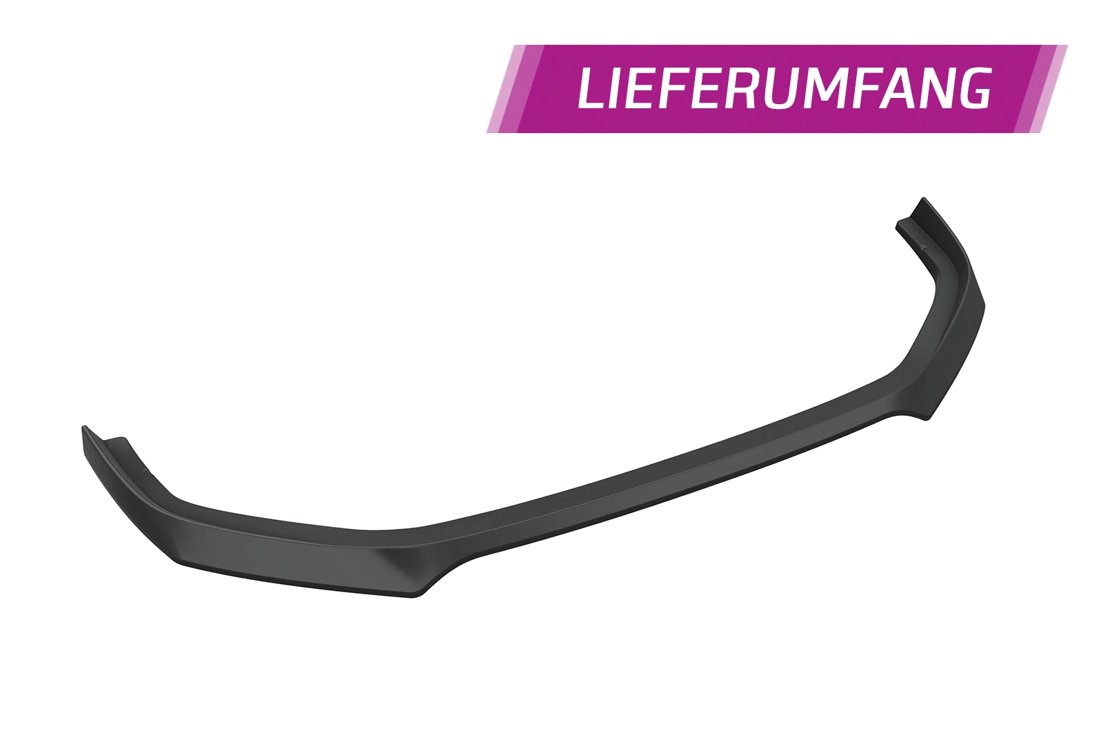 Voorspoiler Audi A8 (D5) Glans Zwart (2017–2021) CSR