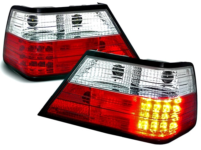 Luces traseras LED Mercedes E-Class W124 rojo