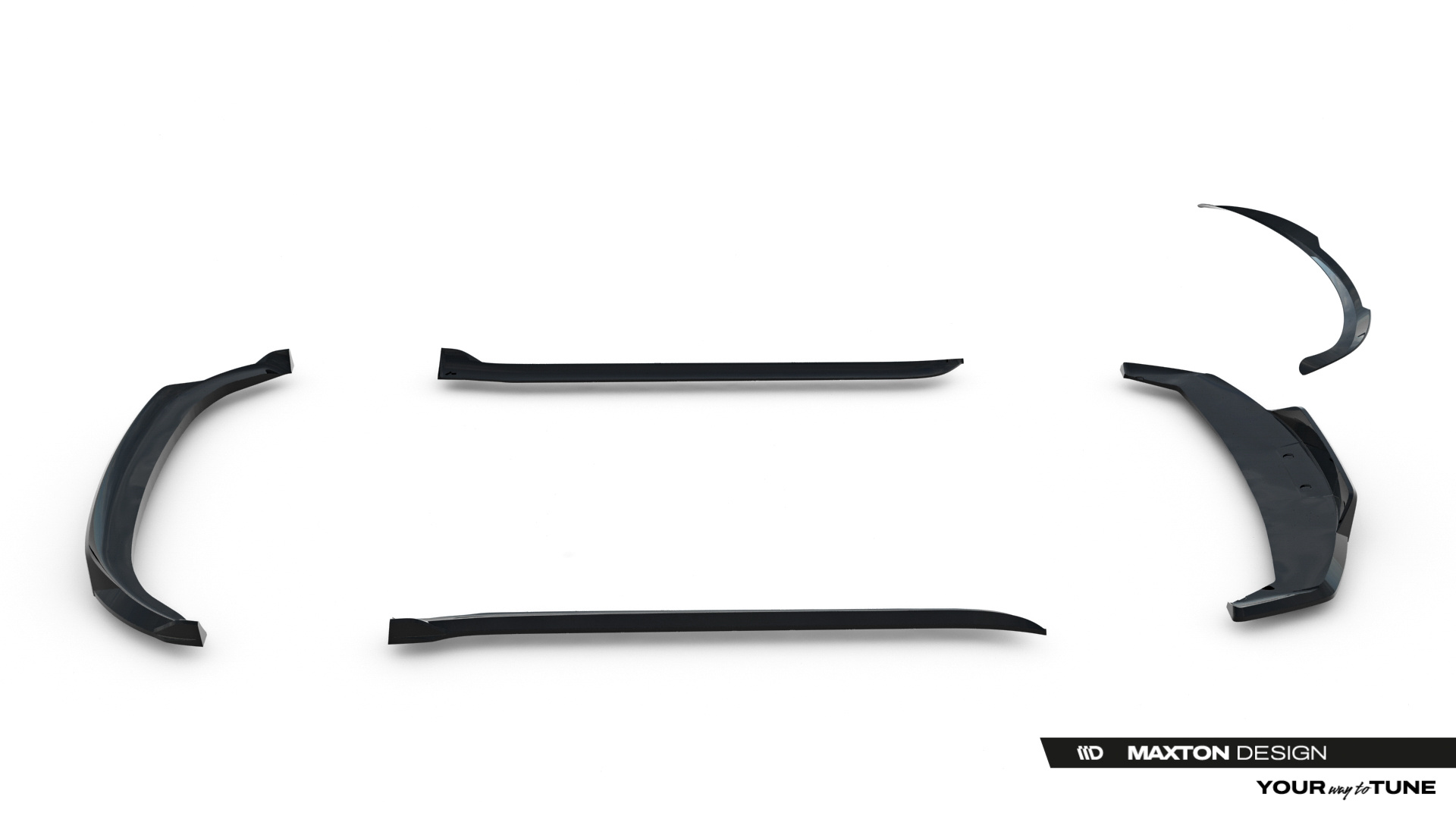 Bodykit Tesla Model Y Premium Mk1 Facelift Maxton Glans Zwart