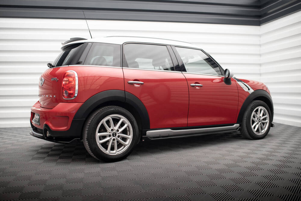 Zijskirts Mini Cooper Countryman R60 FL 2014 - 2017 Maxton Glans Zwart