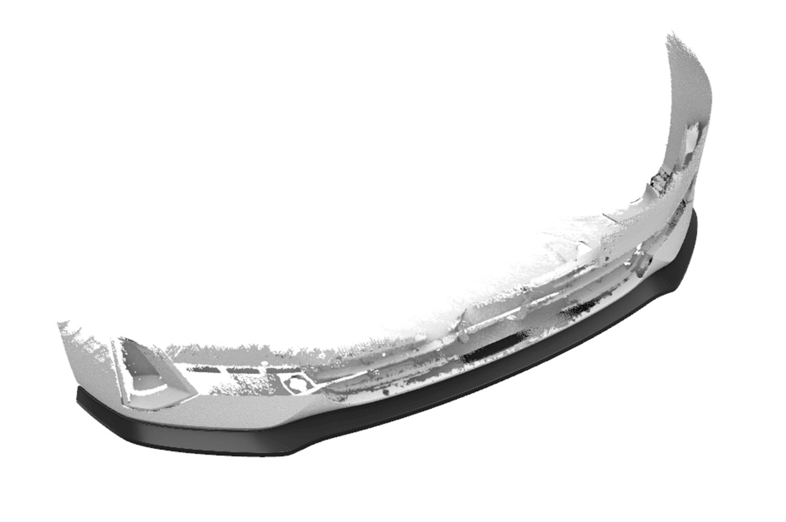 Voorspoiler BMW 5er (G30/G31) LCI Glans Zwart – CSR Automotive