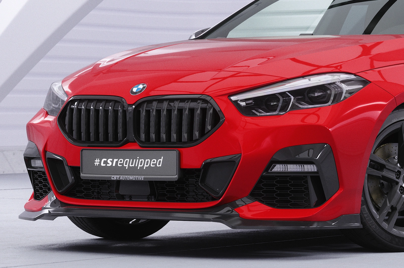 Voorspoiler BMW 2er (F44) M-Sport / M235 Glans Zwart van CSR Automotive (2020-)