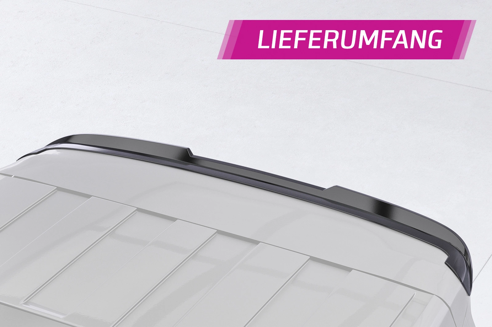Achterspoiler VW T7 Multivan glans zwart 2021–