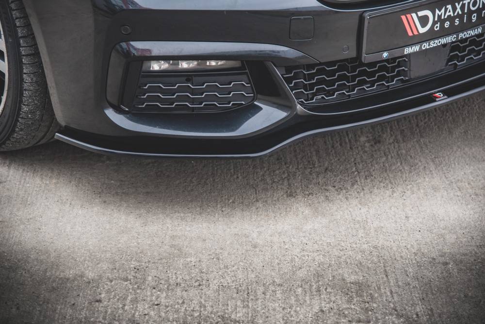 Voorspoiler V.1 BMW 7-Serie G11 M Pakket Maxton Glans Zwart