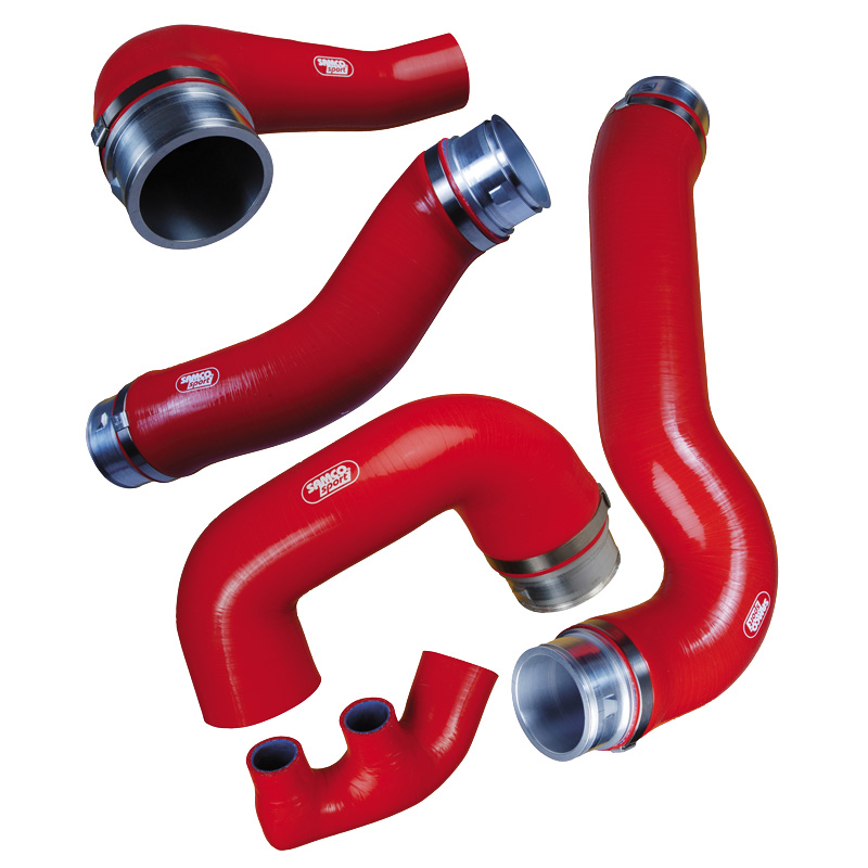 Samco Slangen Kit  Porsche 996 TT/X50/GT2/Turbo 2002- - 5-delig - Turbo - Blauw