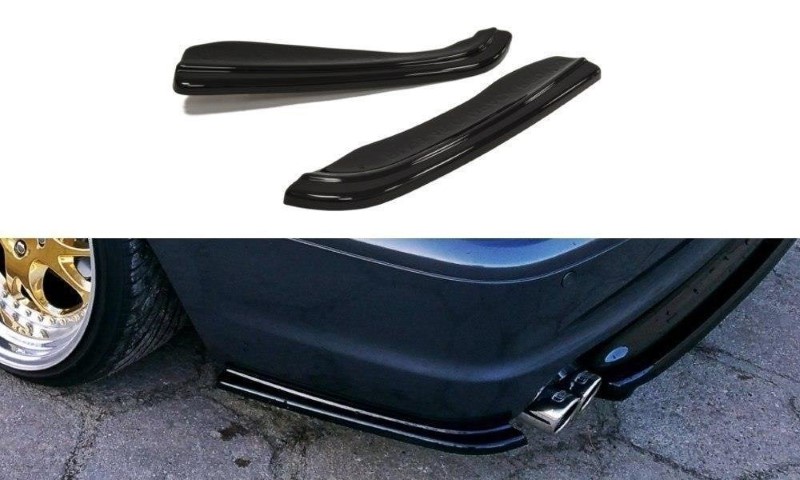 Achterzij Spoilers BMW 3 E46 MPACK COUPE Glanzend Zwart