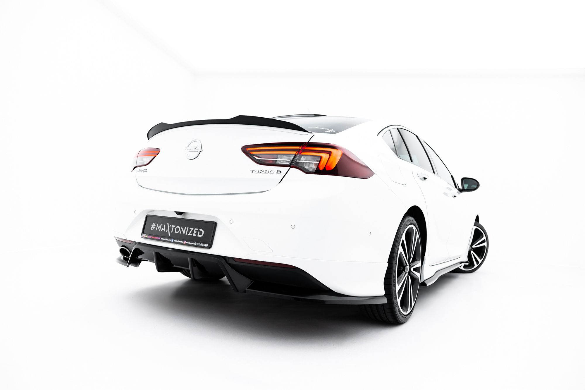 Achterdiffuser Opel Insignia OPC-Line Mk2 (met verticale lamellen) 2017–2020 van Maxton Design