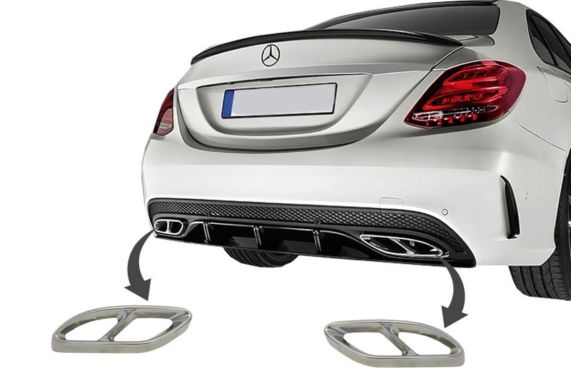 Achterlip Mercedes W209