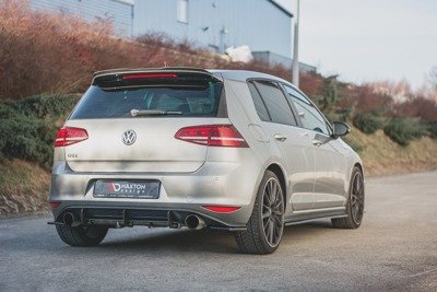 Zijskirts VW Golf 7 GTI Glans Zwart