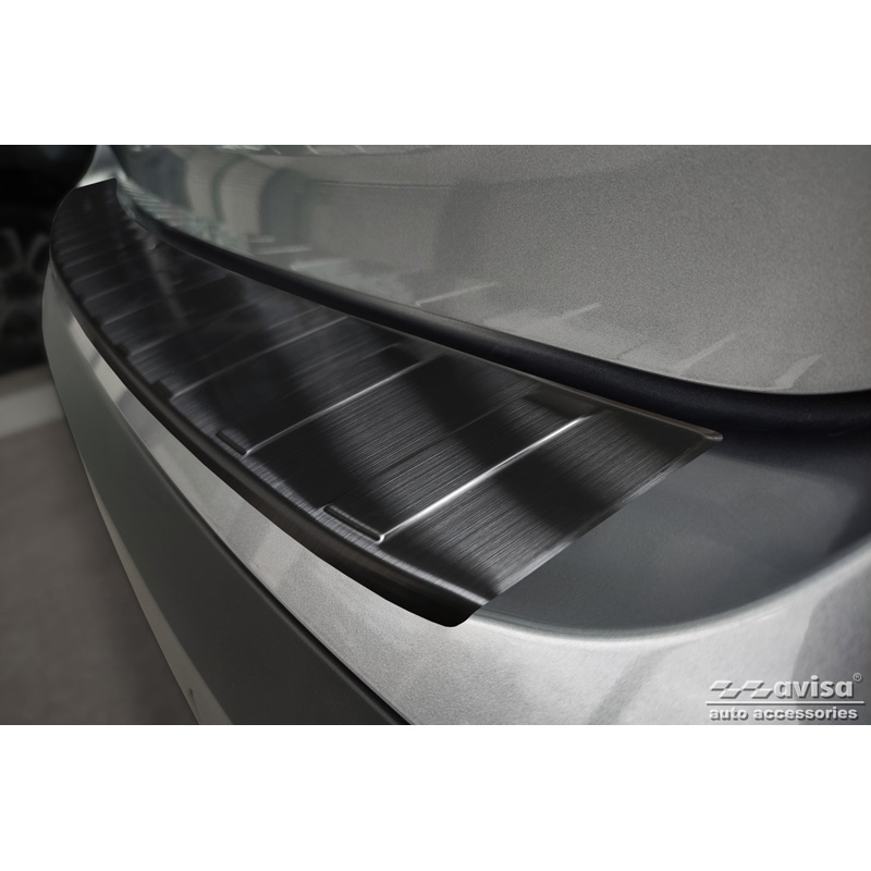 Zwart RVS Achterbumperprotector  Citroën C4/e-C4 III 2020- 'Ribs'