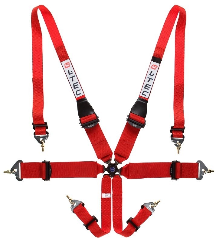 6 punts Gordel LTEC FIA Magnum HANS Ultralite Div. kleuren.