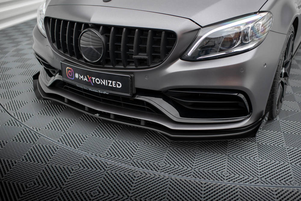 Voorspoiler met Canards Street Pro Mercedes AMG C63 Sedan / Estate FL Maxton