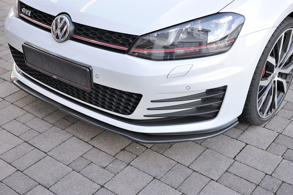 Voorspoiler VW Golf VII GTI>GTD Echt Carbon
