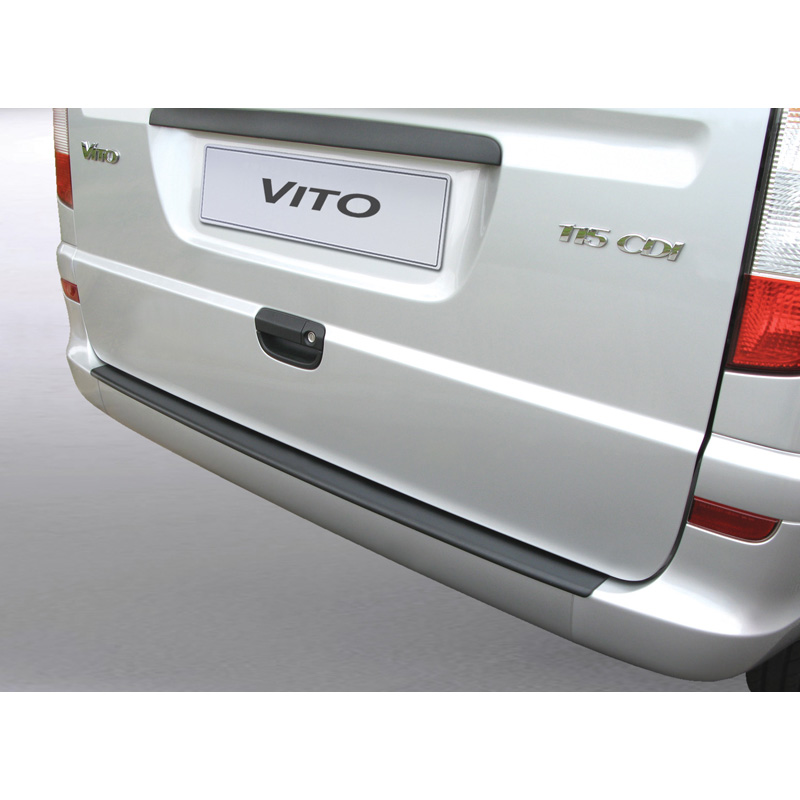 ABS Achterbumper beschermlijst  Mercedes Viano/Vito/V-Klasse 2003-2014 Zwart