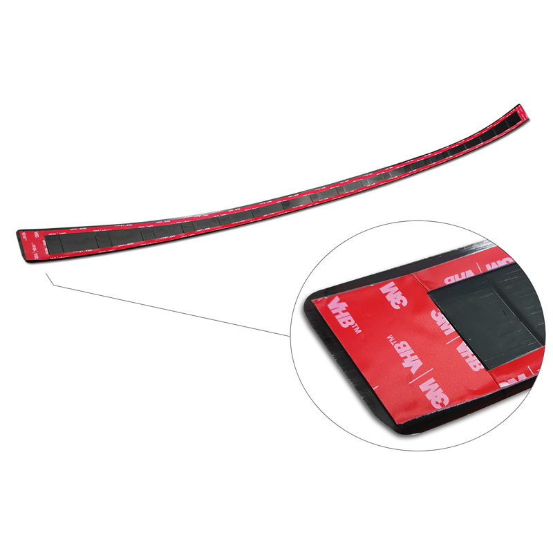 Zwart RVS Achterbumperprotector  Nissan Qashqai III 2021- 'Ribs'